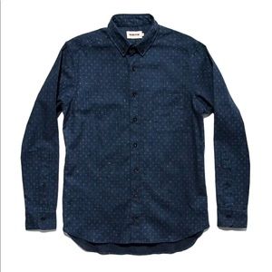 Taylor Stitch The Jack Cotton Button Down Shirt in Indigo Star